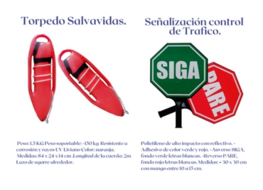 materiales de seguridad