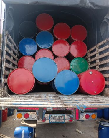 venta de canecas metalicas